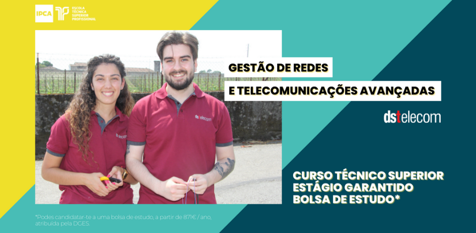 dstelecom lança curso técnico superior de telecomunicações no IPCA